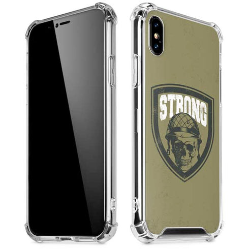 Military Strong iPhone XS Max Clear Case